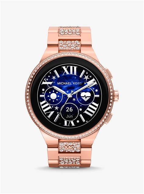 michael kors men's smartwatch gold|rose gold mk smart watch.